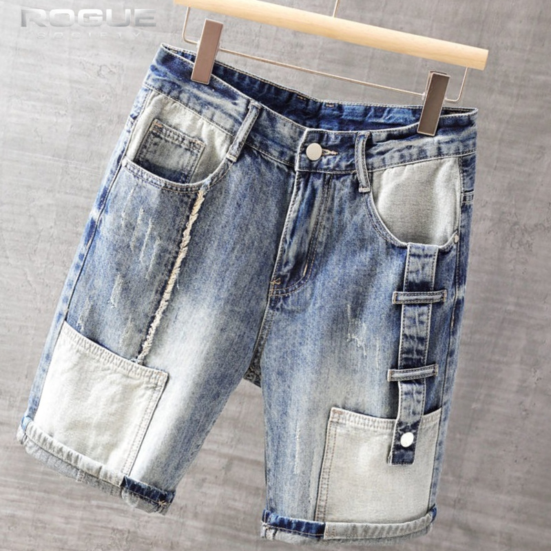 Street Fashion Korean - Shorts en jean coréens tendance Hip