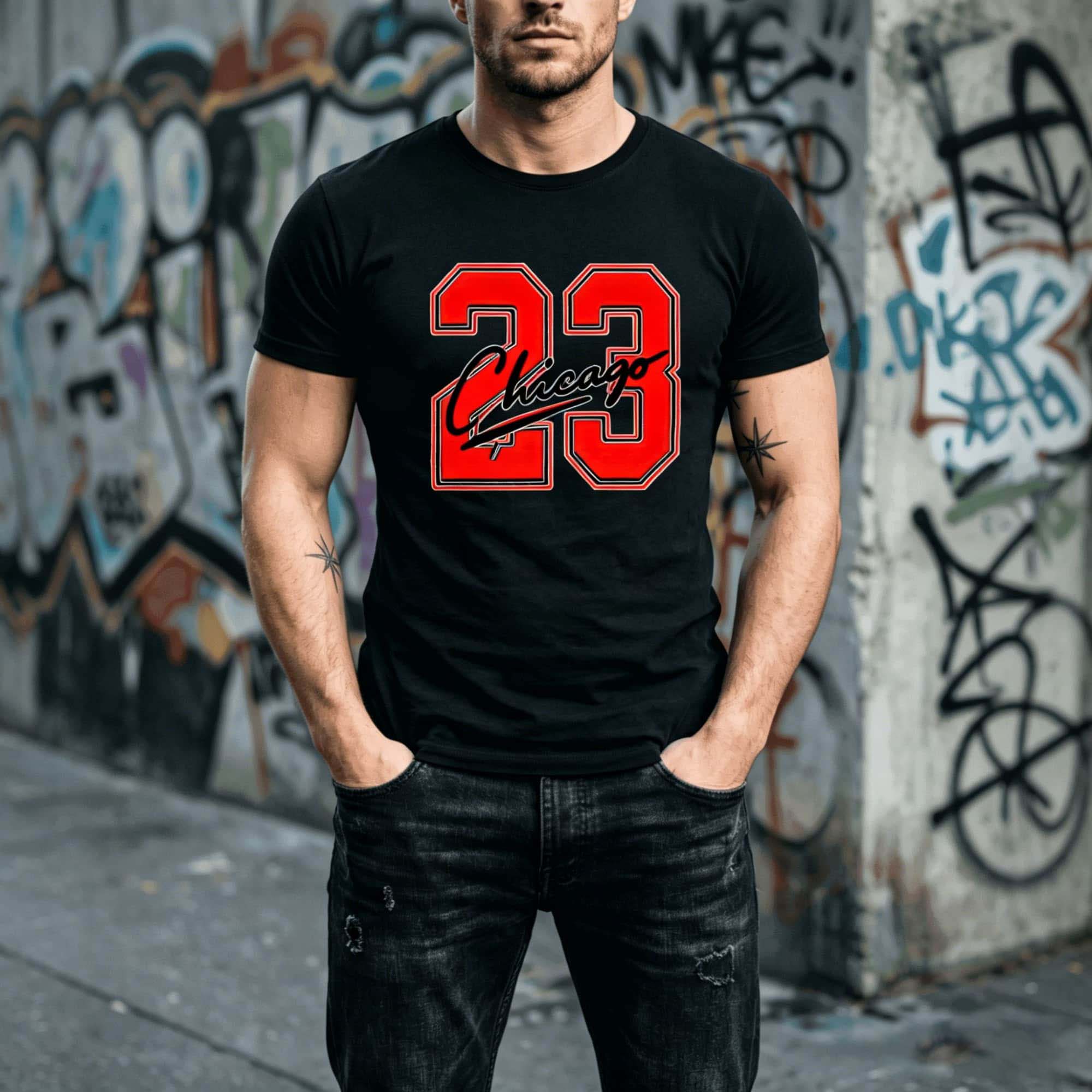 Street Fashion Chicago - T-shirt d'été pour homme, imprimé Chicago