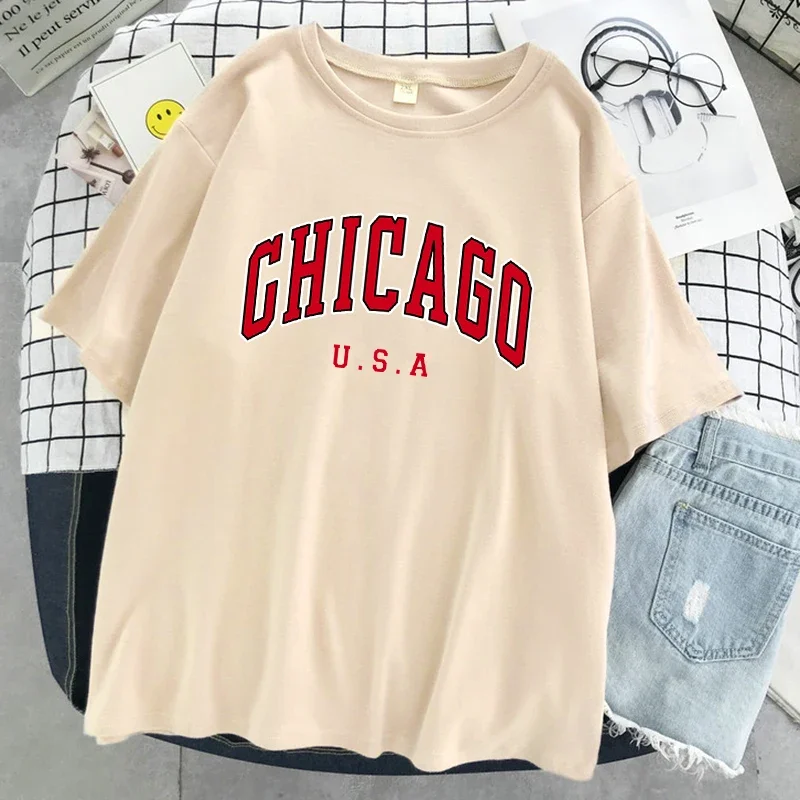 Street Fashion Chicago - T-shirt à imprimé graphique 