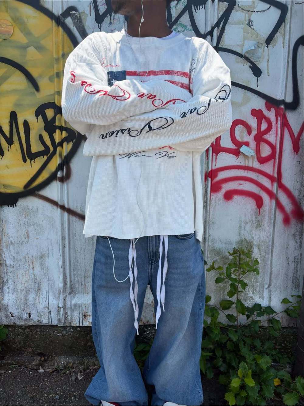 Street Fashion American - Nouveau haut à manches longues tendance