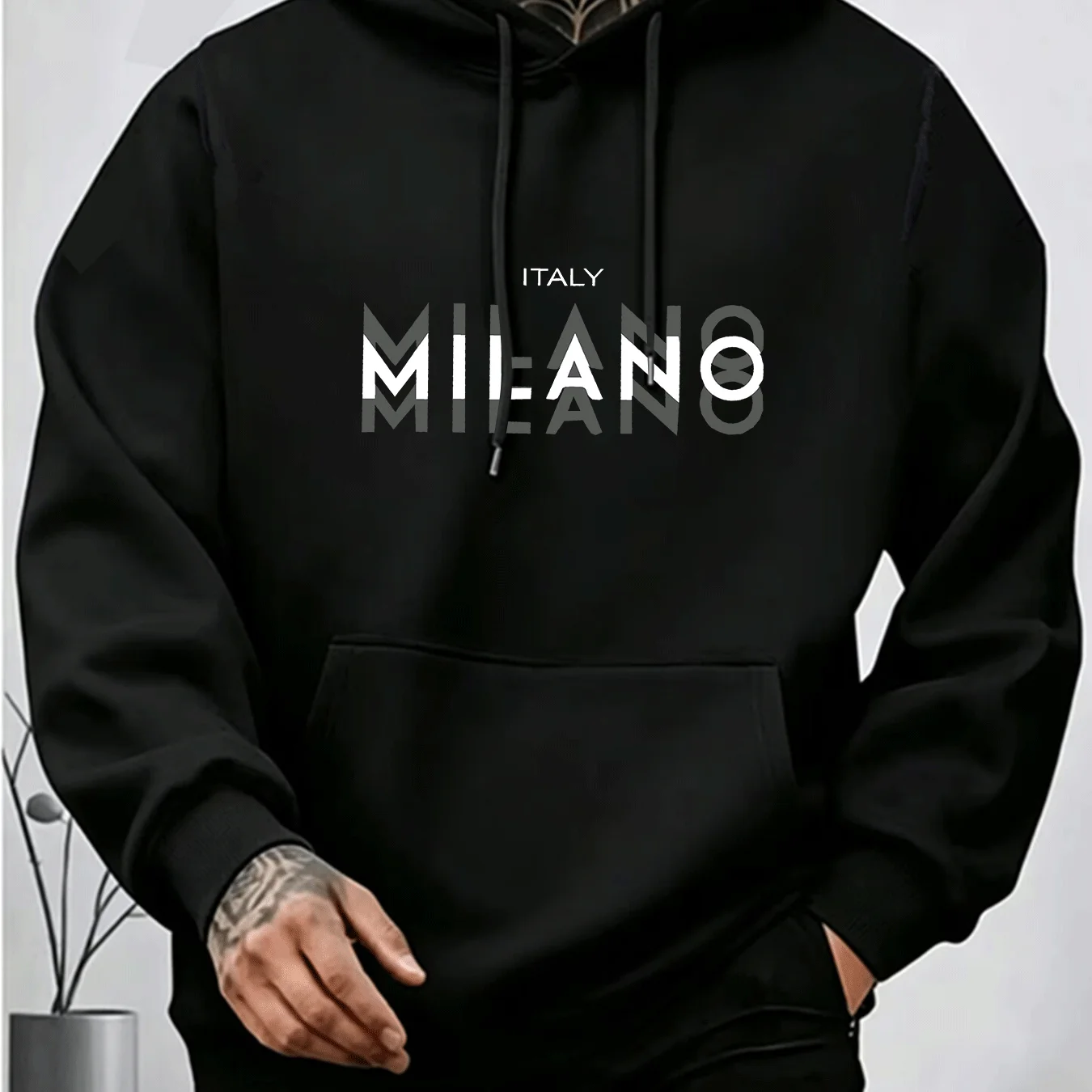 Street Fashion Milano - Sweat à capuche pour homme avec
