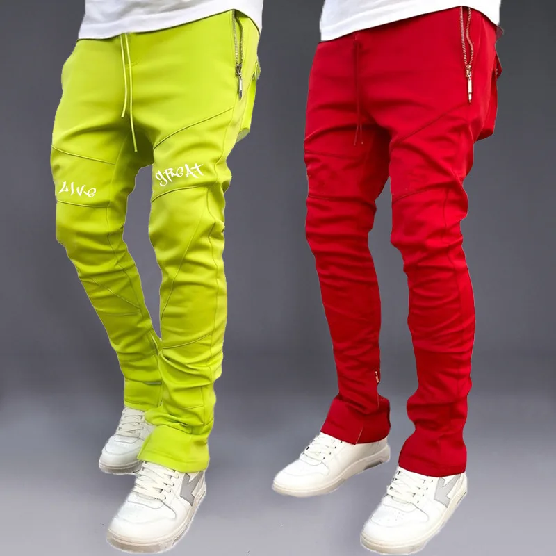 Street Fashion Korean - Pantalon de Sport coréen pour hommes,