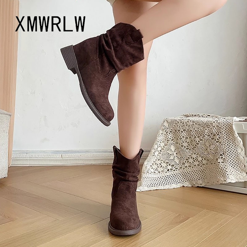 Street Fashion Rome 2025 - XMWRLW 2025 automne femmes bottines mode