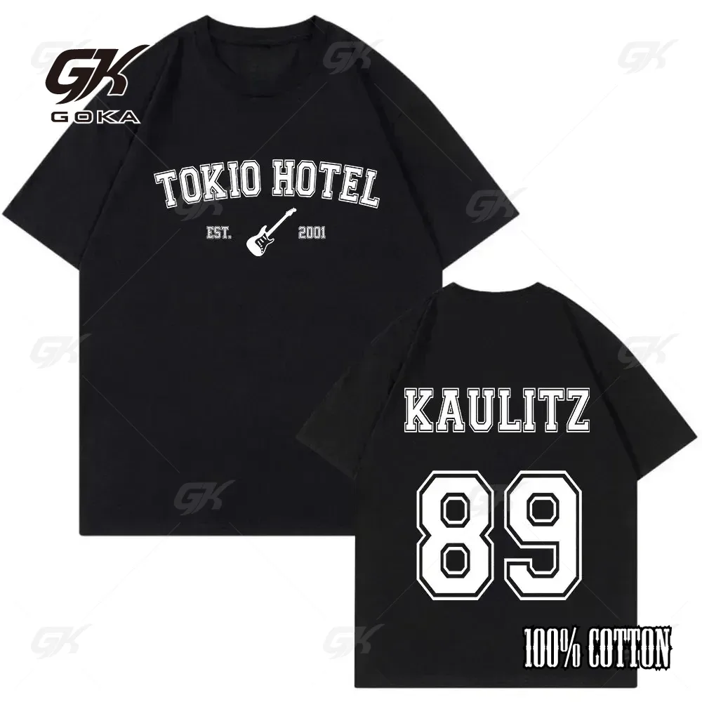 Street Fashion In Tokyo - T-shirt imprimé monogramme Rock Band Tokyo