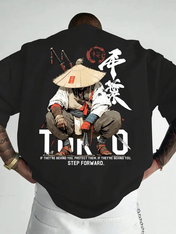T-shirt Anime Samurai Tokyo Wa - Street Fashion In Tokyo avis et prix