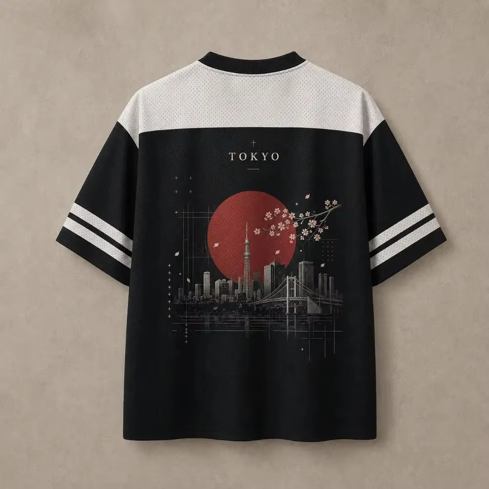 T-shirt col en v pour hommes,  - Street Fashion In Tokyo avis et prix