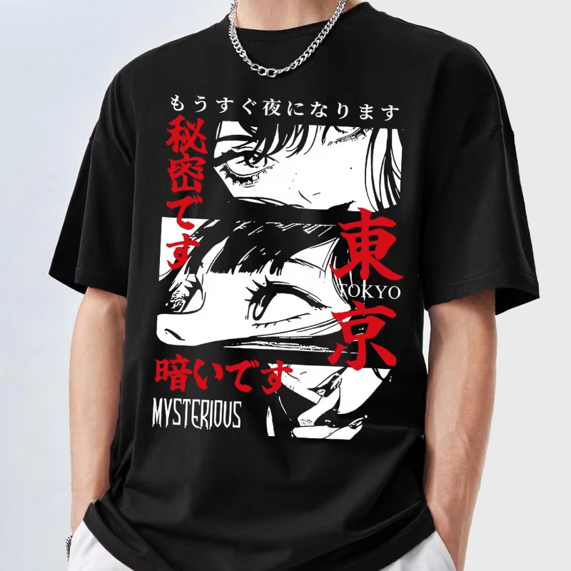 T-shirt pour homme à motif ani - Street Fashion In Tokyo avis et prix