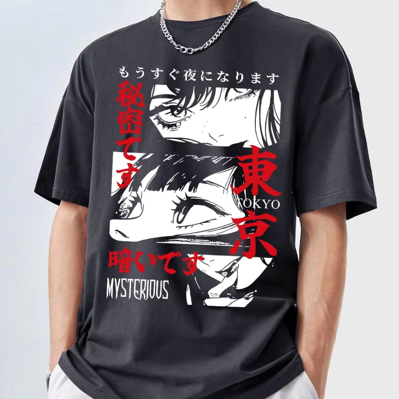 T-shirt pour homme à motif ani - Street Fashion In Tokyo avis et prix