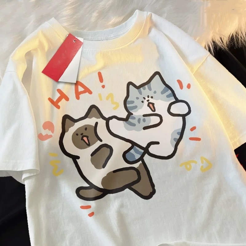 ZAZOMDE 2025 drôle chat imprim - Street Fashion Japan 2025 avis et prix