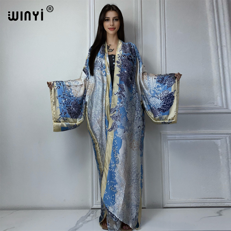 WINYI-Robe de plage kimono imp - Street Fashion Dubai avis et prix