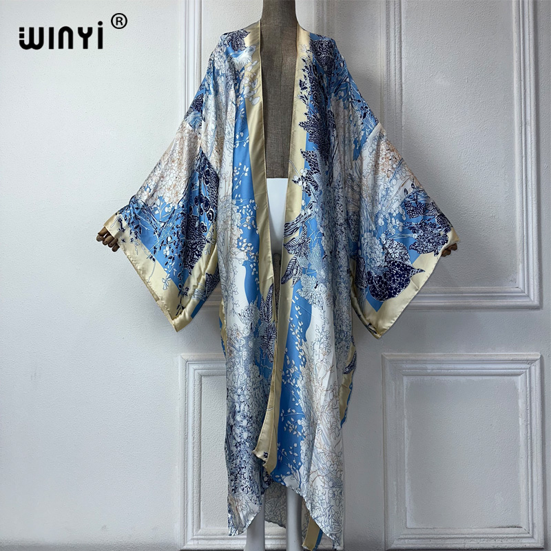 WINYI-Robe de plage kimono imp - Street Fashion Dubai avis et prix