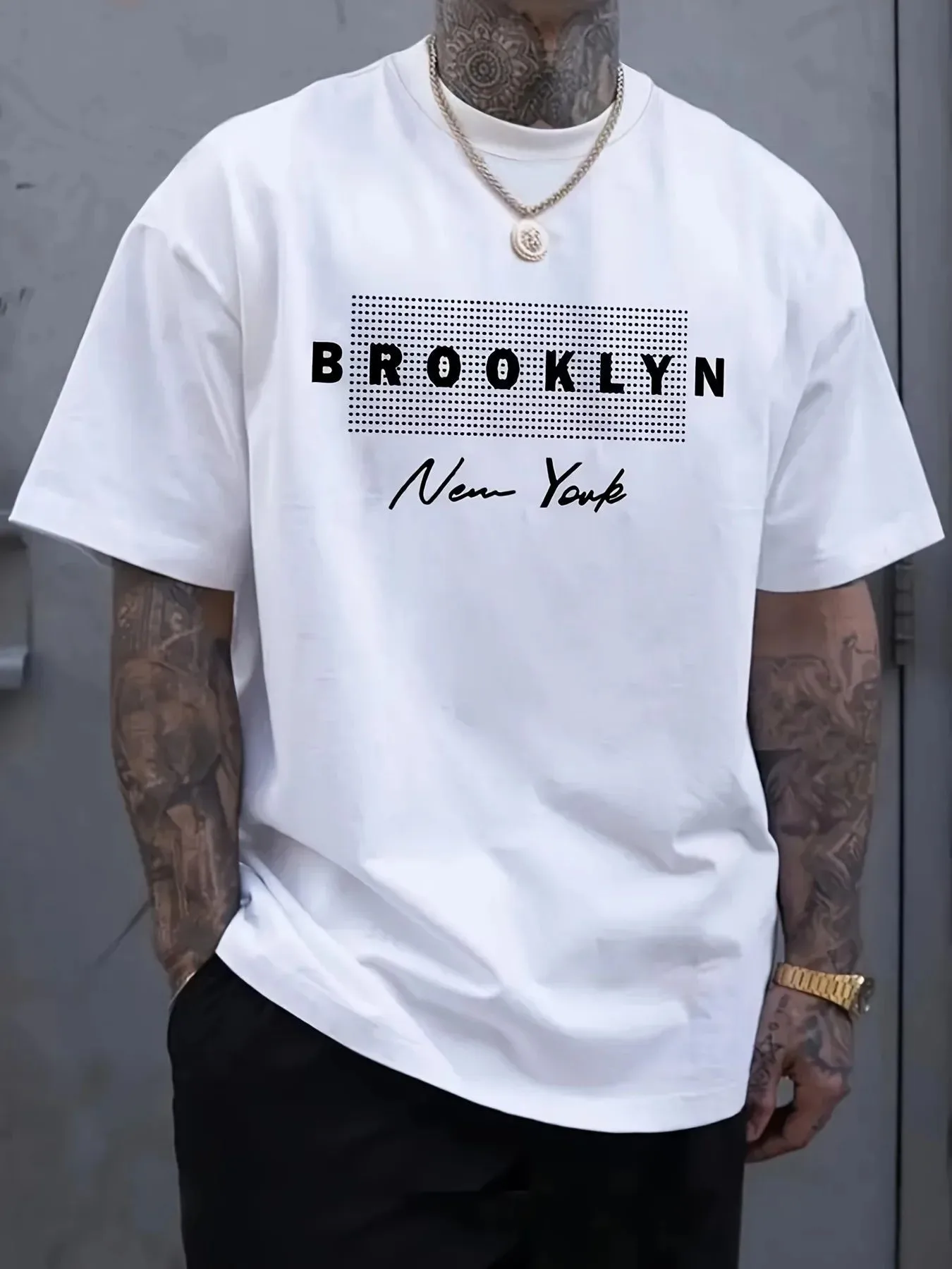 T-shirt pour homme avec imprim - Street Fashion In New York avis et prix