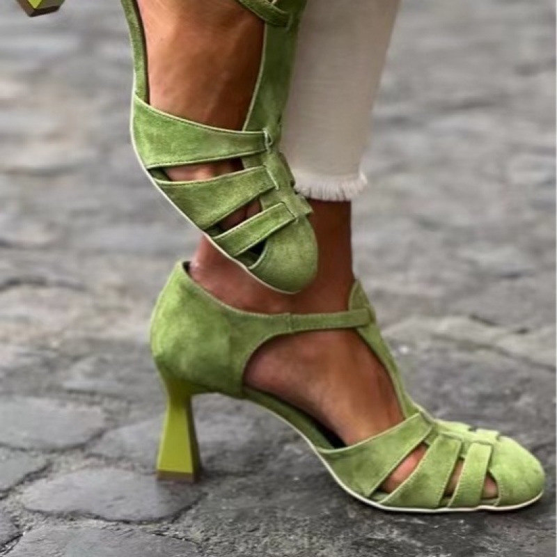 Sandales à talon chaton en dai - Street Fashion Dress avis et prix
