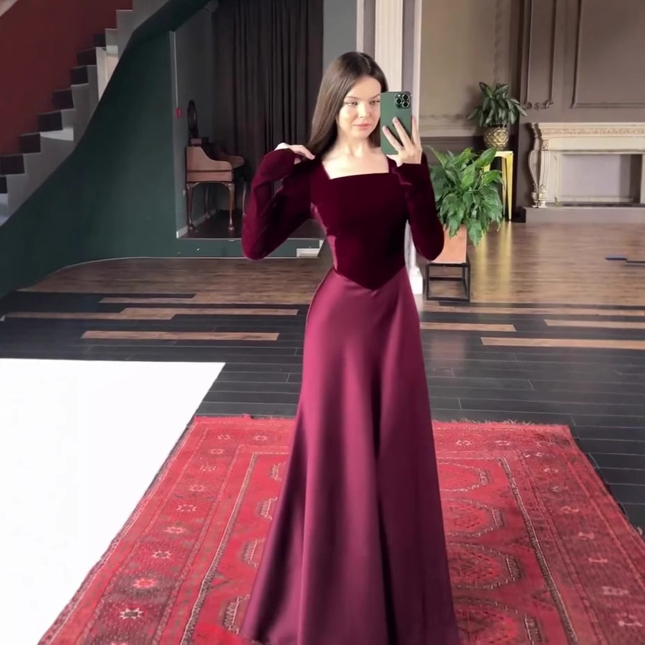 Nouvelle Robe Longue Élégante  - Street Fashion Dubai avis et prix
