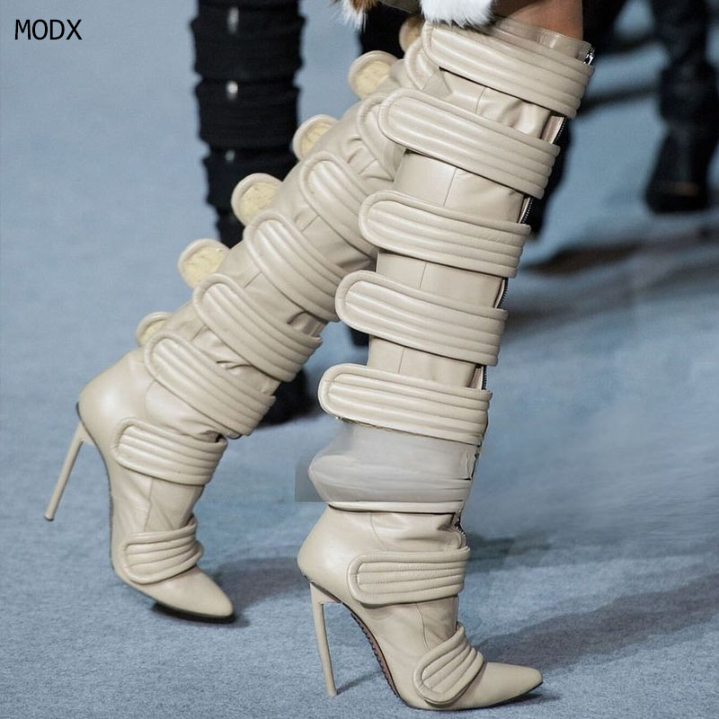 Bottes à talons hauts pointues - Street Fashion Rome 2026 avis et prix