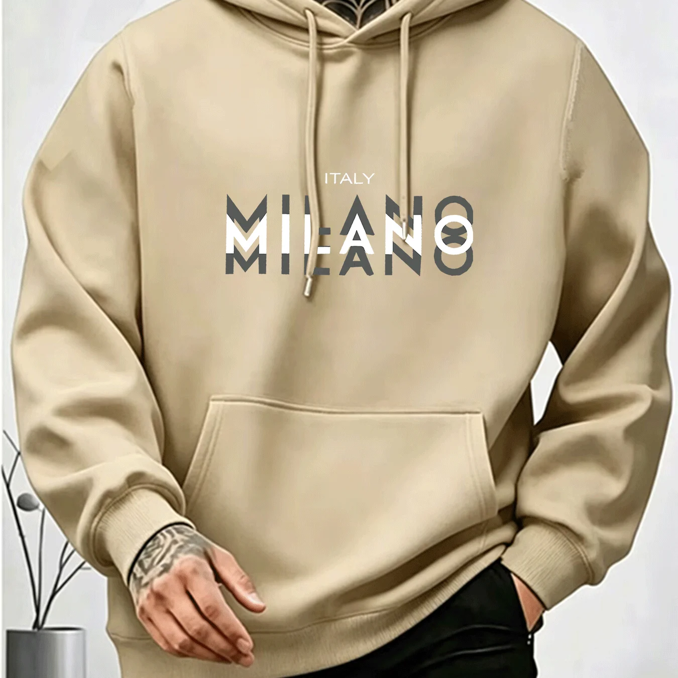 Sweat à capuche pour homme ave - Street Fashion Milano avis et prix