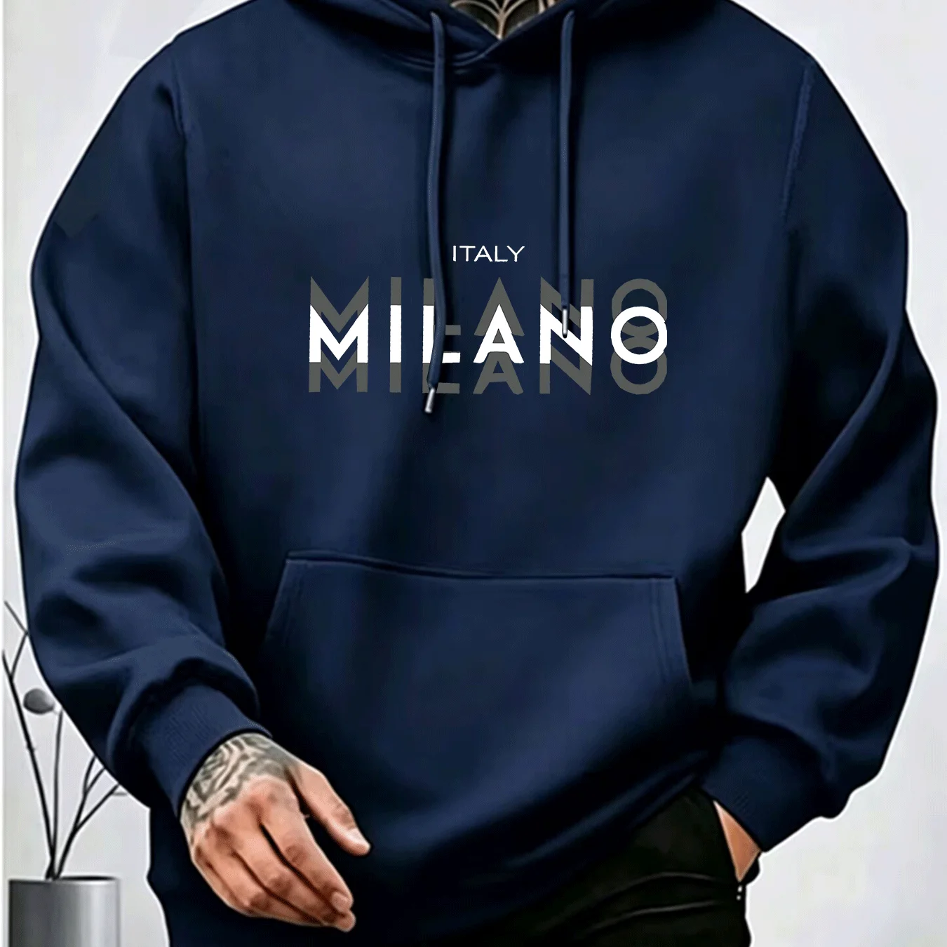Sweat à capuche pour homme ave - Street Fashion Milano avis et prix