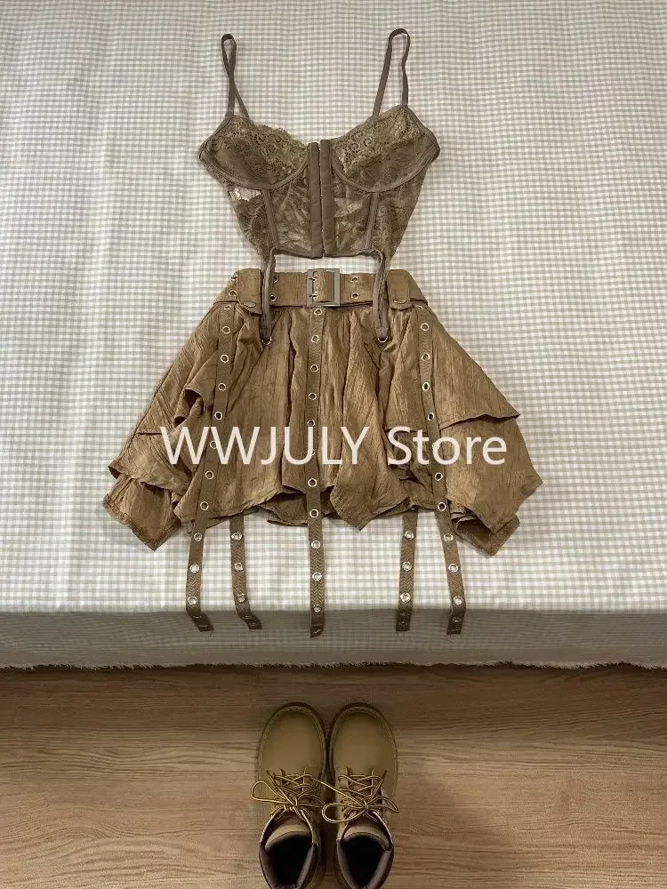 Ensemble 3 pièces Harajuku Vin - Street Fashion Korean avis et prix