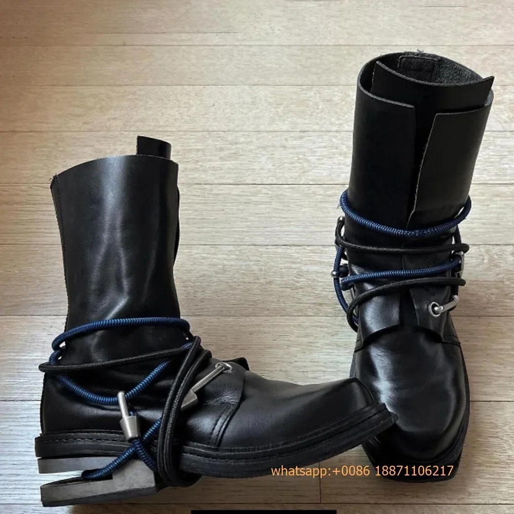 Bottes courtes à bout rond et  - Street Fashion Rome 2025 avis et prix