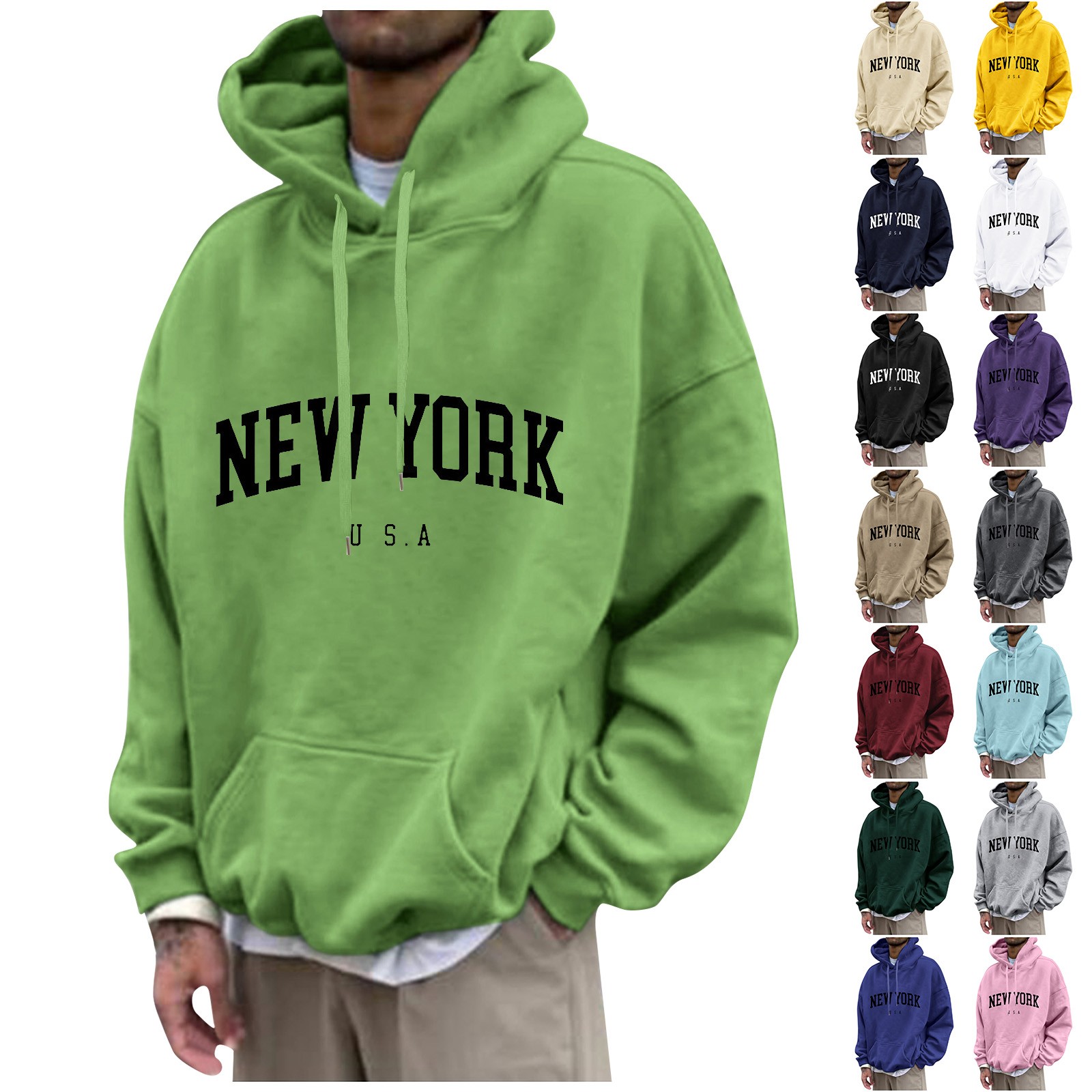 Sweats à capuche College New Y - High Street Fashion New York avis et prix