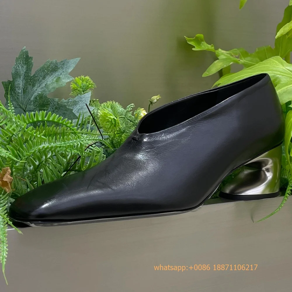 Escarpins en cuir véritable à  - Street Fashion Rome 2025 avis et prix