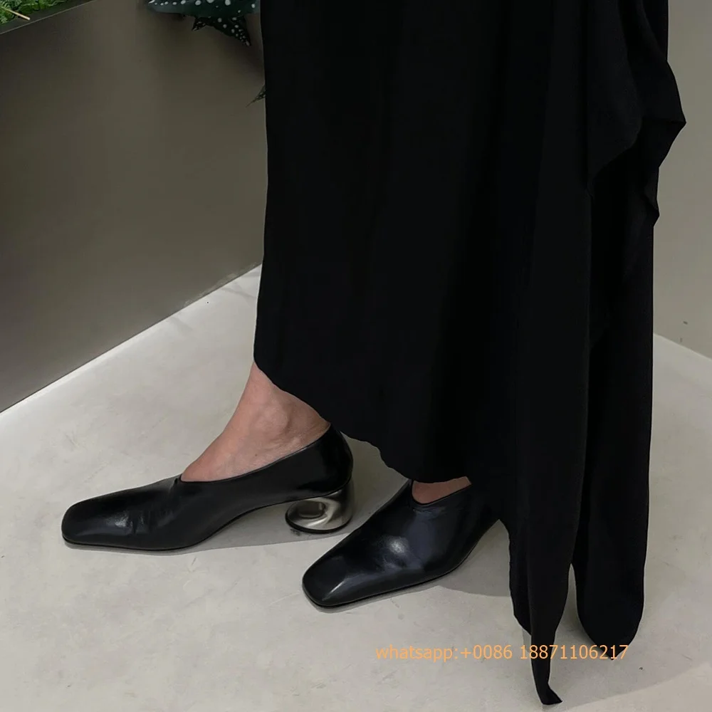Escarpins en cuir véritable à  - Street Fashion Rome 2025 avis et prix