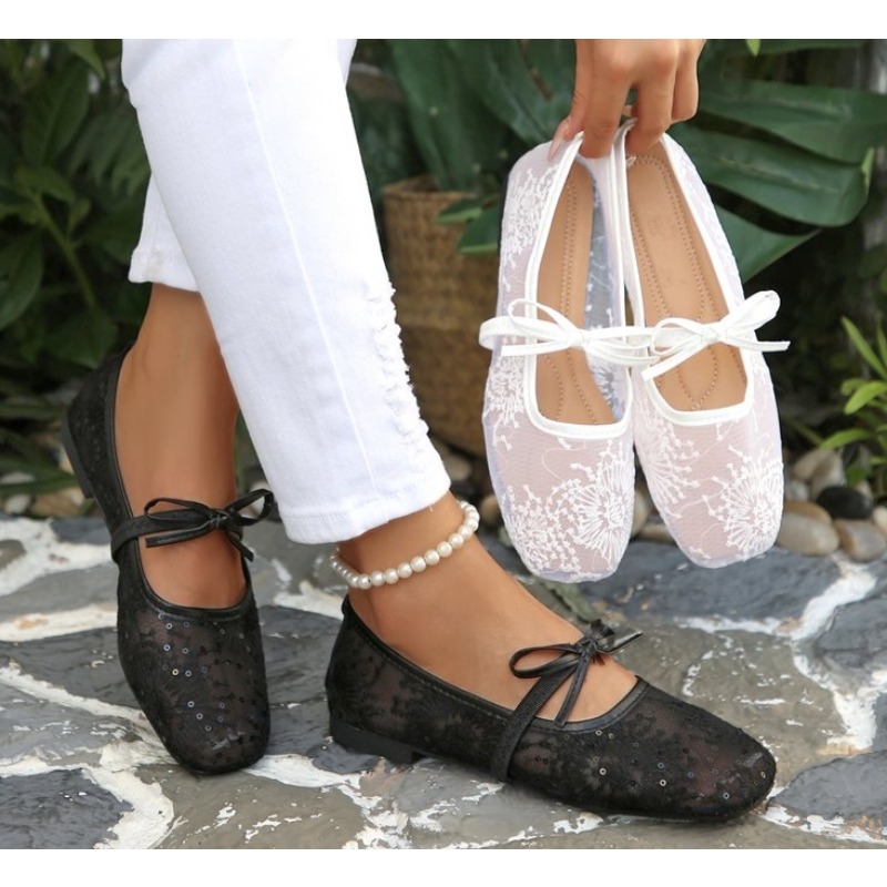 Chaussures plates Mary Jane en - Street Fashion Rome 2026 avis et prix