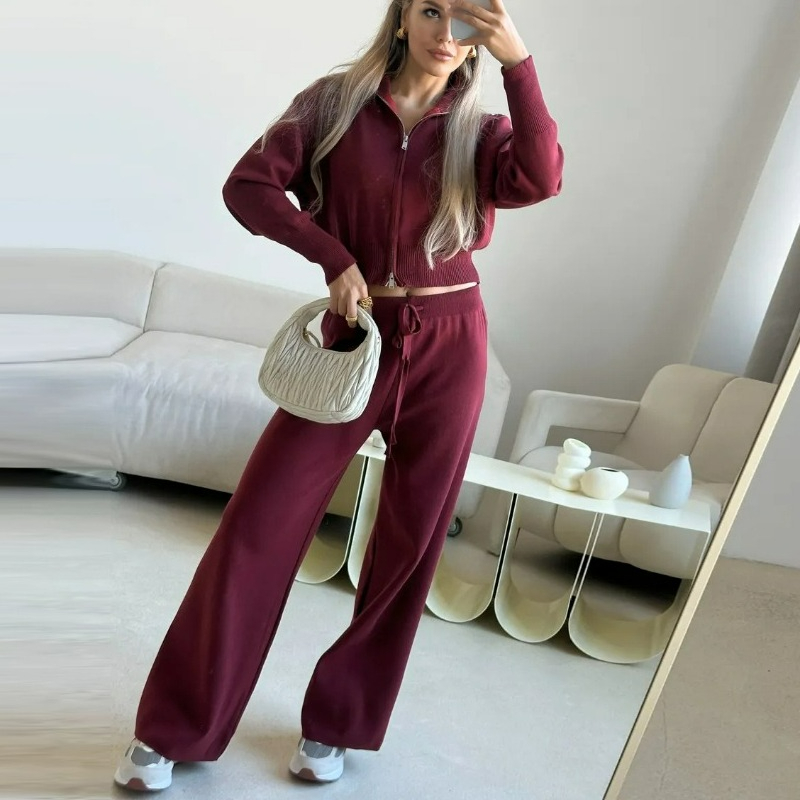 Costume tricoté à manches long - Street Fashion Look avis et prix