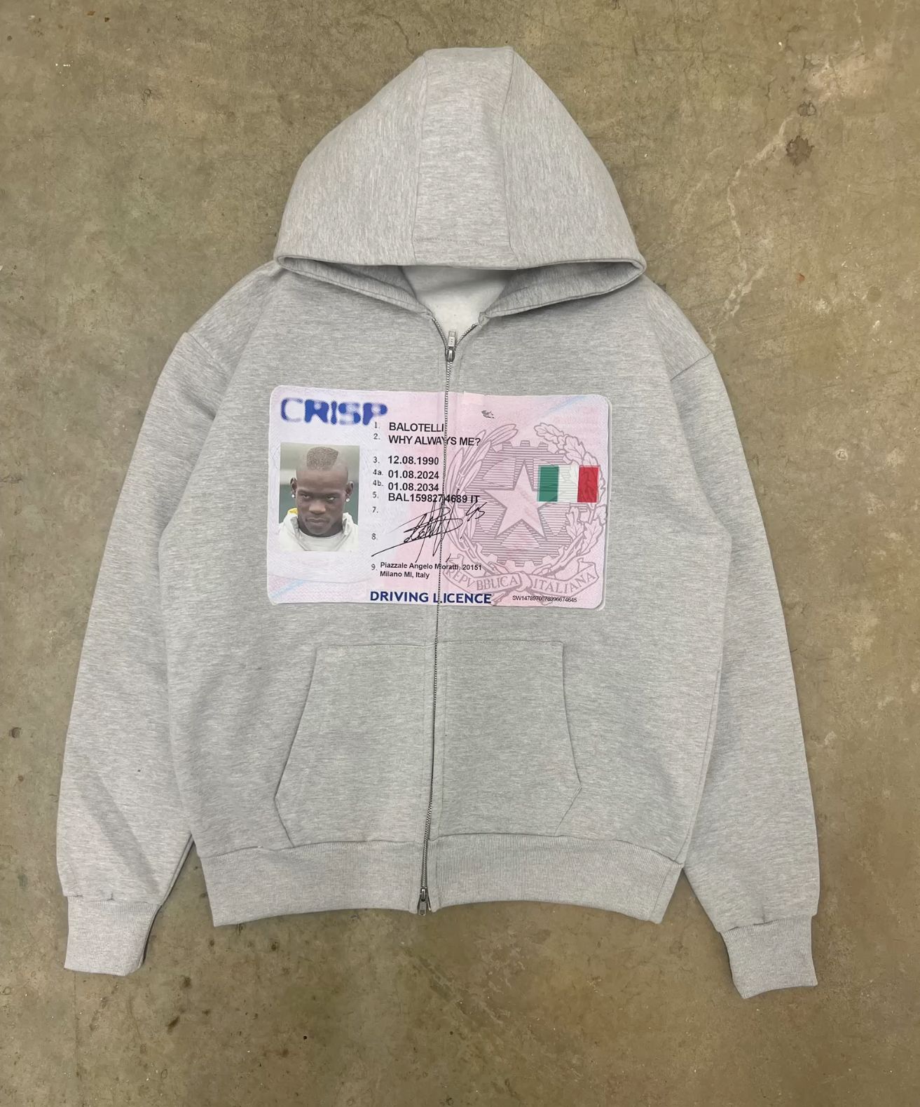 Sweat à capuche gris rétro Y2K - Street Fashion In New York avis et prix