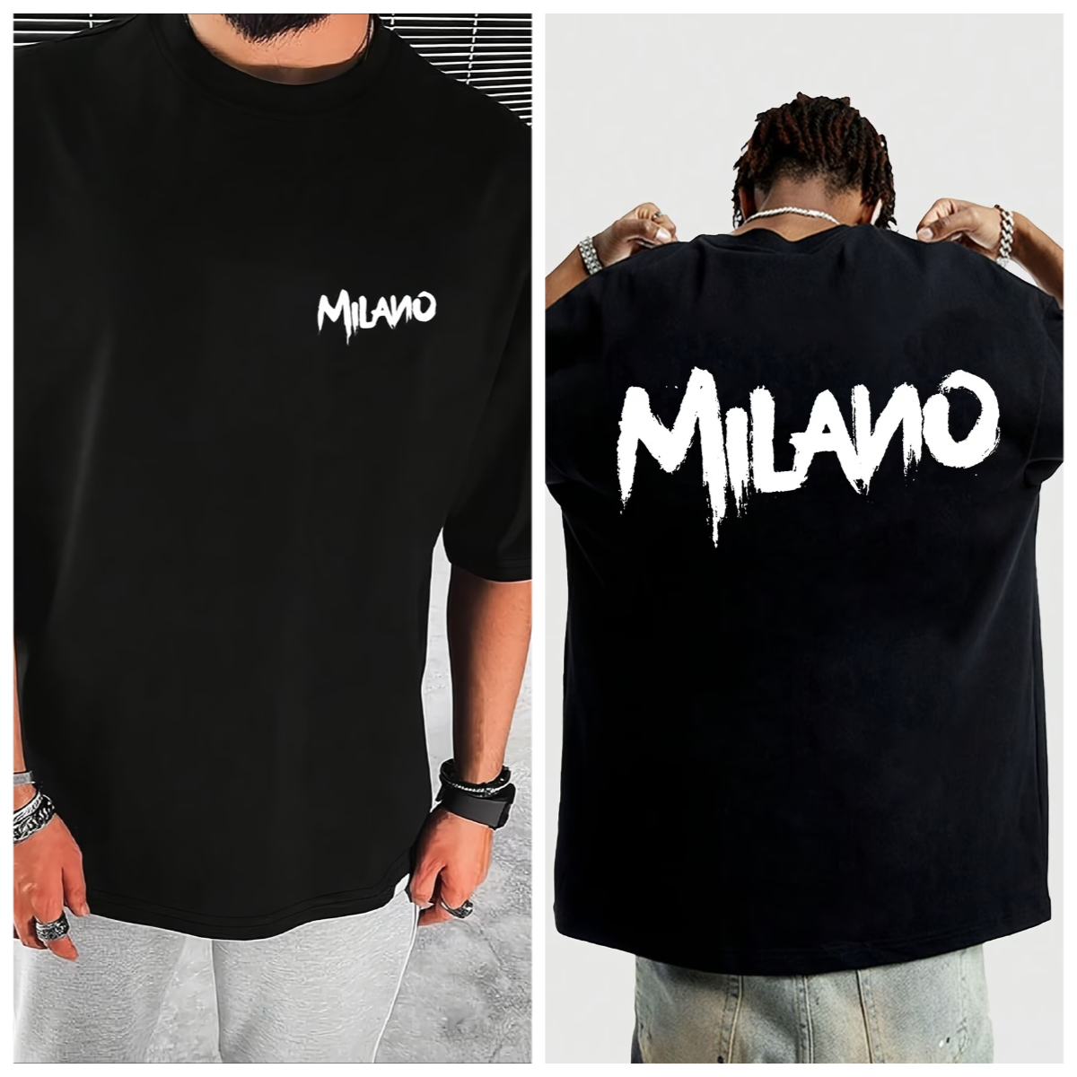 T-shirt unisexe en coton impri - Street Fashion Milano avis et prix