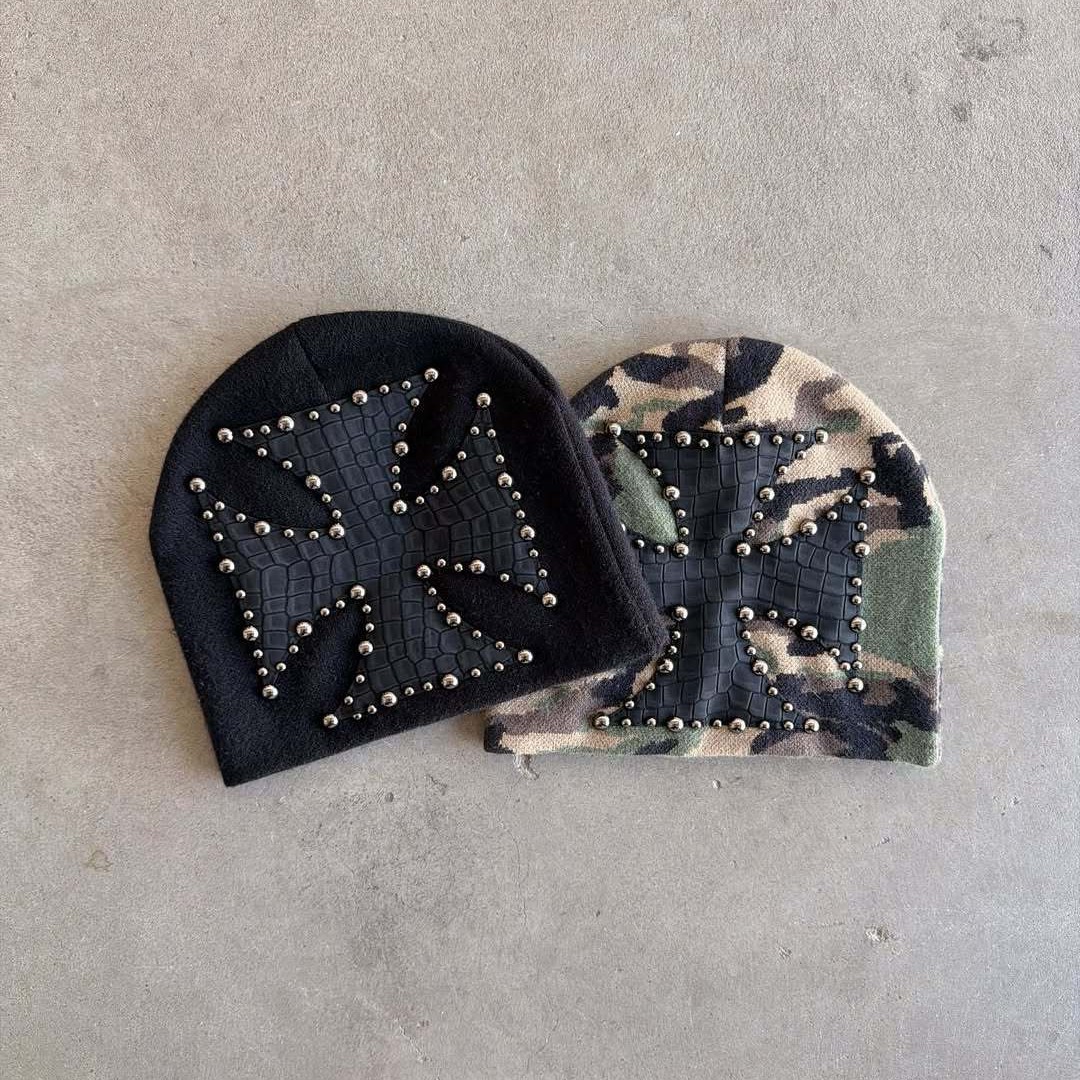 Nouveau Chapeau Croix à Rivets - Street Fashion Trends 2026 avis et prix