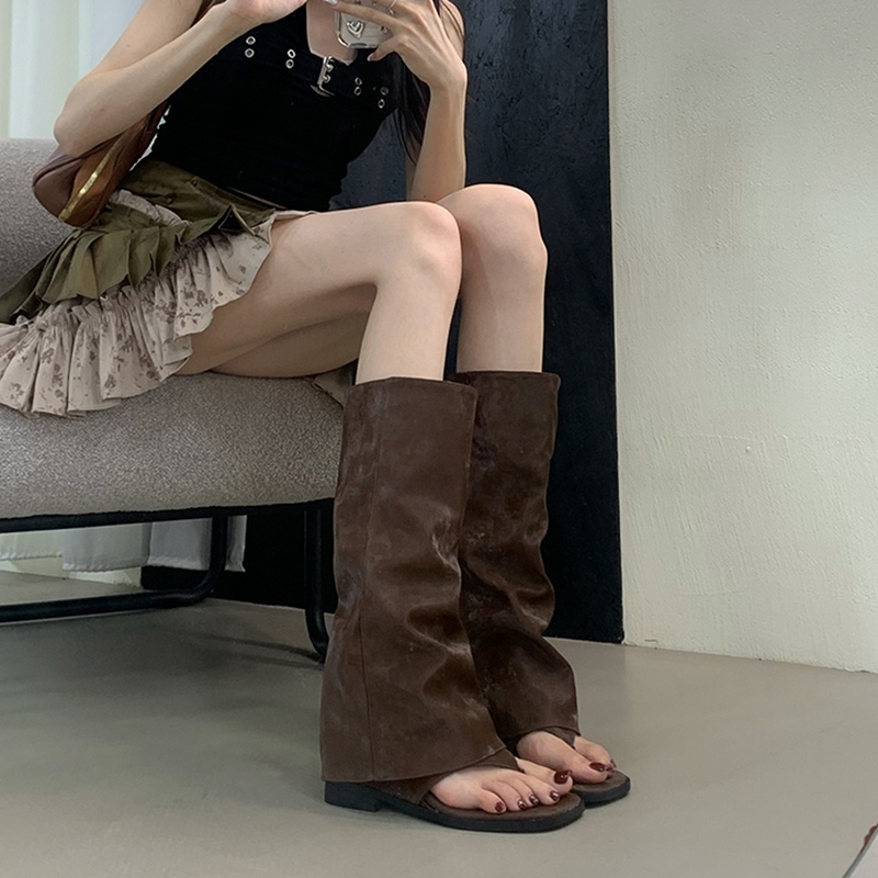 Bottes ajourées pour femmes, s - Street Fashion Korean avis et prix