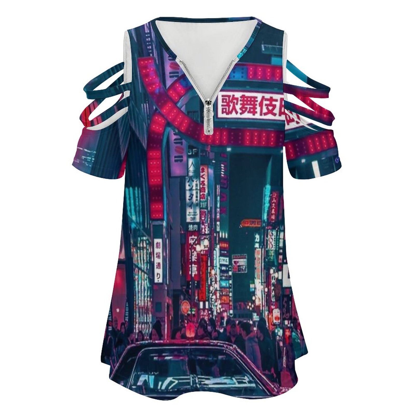 TakStreet-T-shirt à manches co - Street Fashion In Tokyo avis et prix