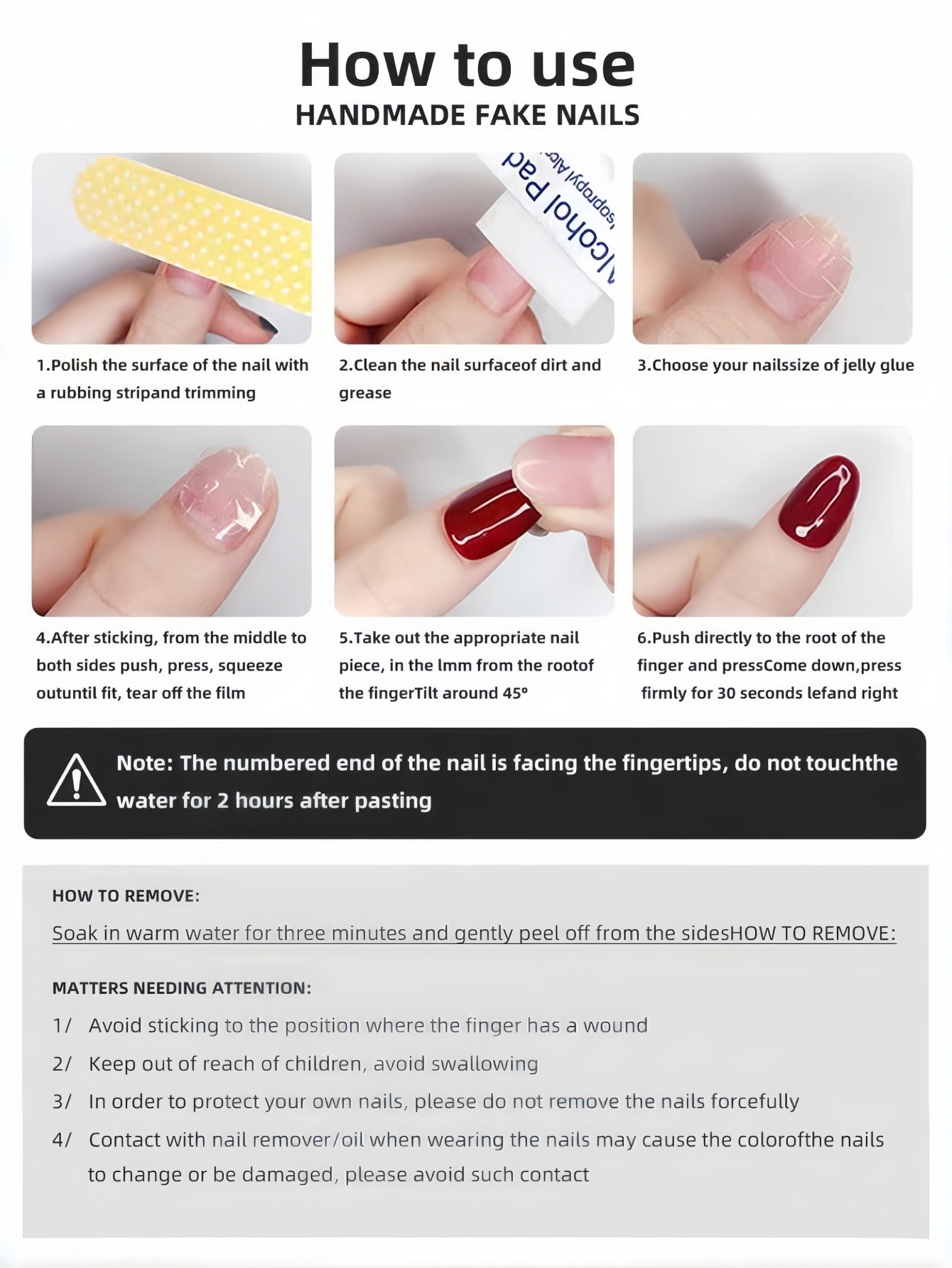 10 faux ongles longs trapézoïd - Street Fashion Look avis et prix