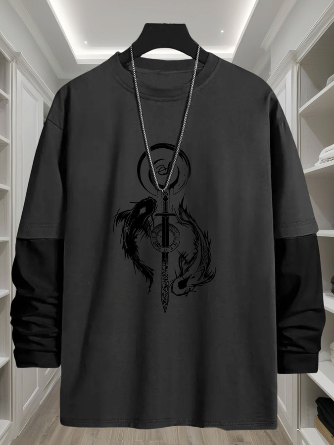 T-shirt à manches longues 2-en - Street Fashion Look avis et prix