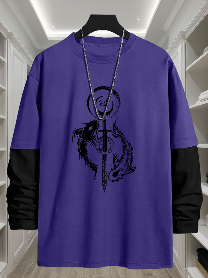 T-shirt à manches longues 2-en - Street Fashion Look avis et prix