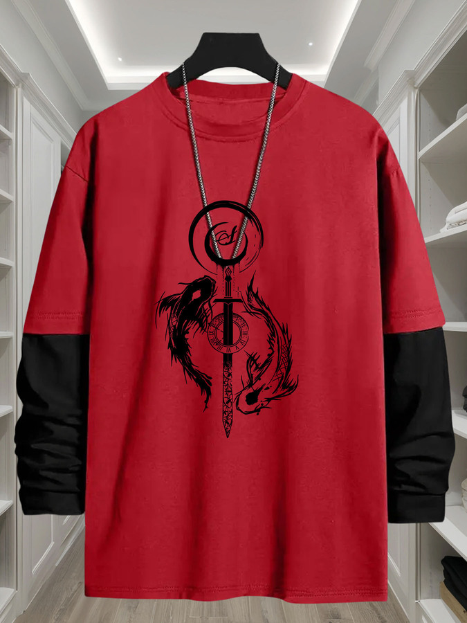 T-shirt à manches longues 2-en - Street Fashion Look avis et prix