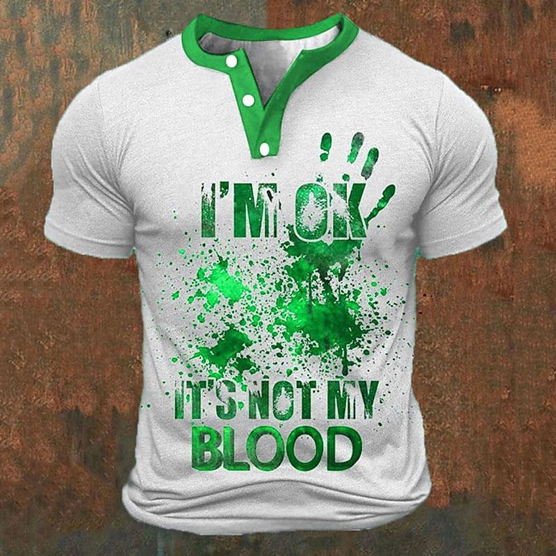 T-shirts Henley pour hommes av - Street Summer Fashion avis et prix