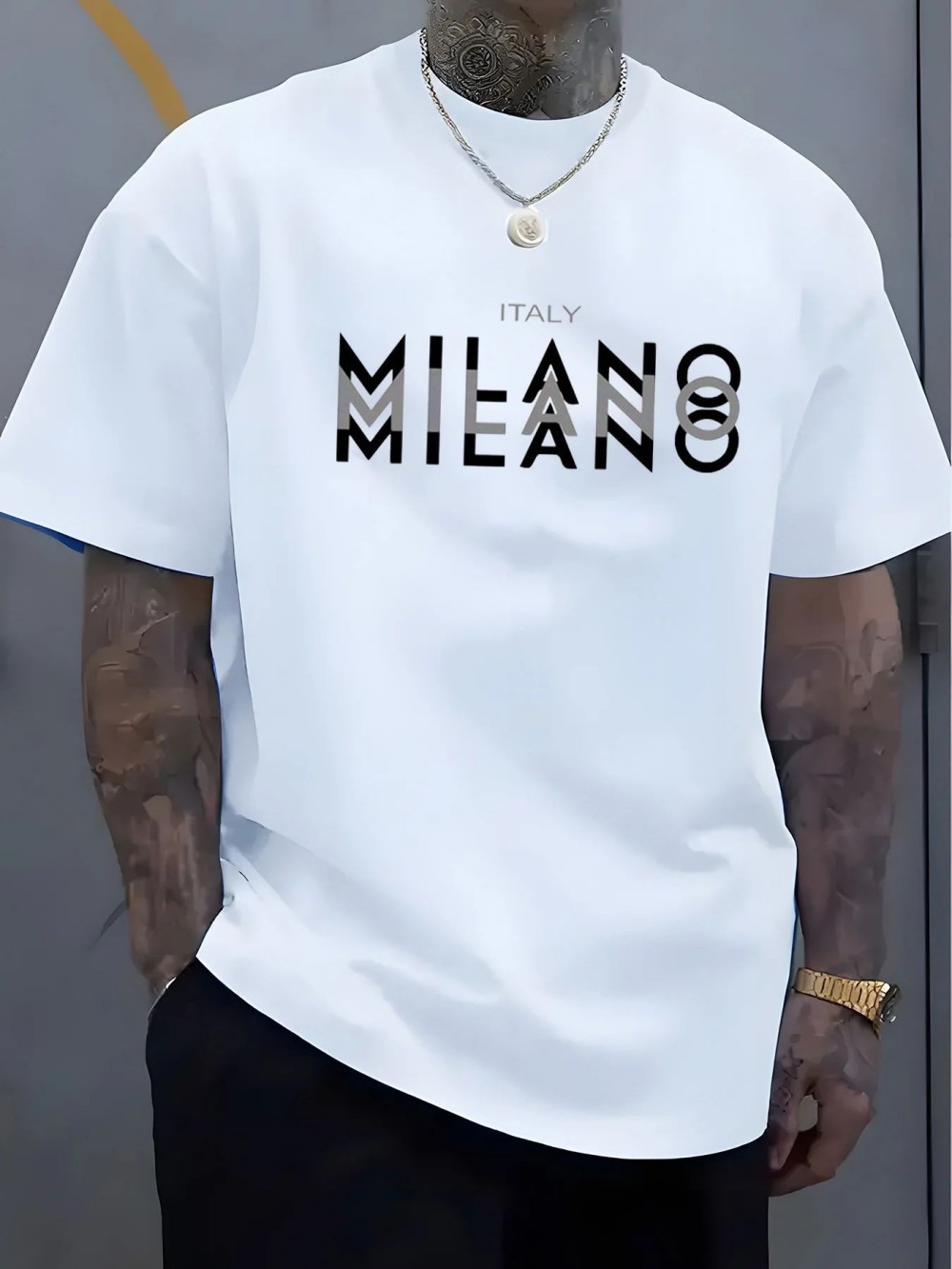 T-shirt de sport unisexe MILAN - Street Fashion Milano avis et prix