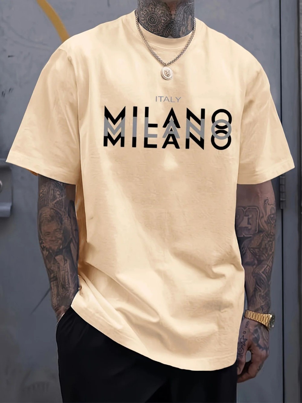 T-shirt de sport unisexe MILAN - Street Fashion Milano avis et prix