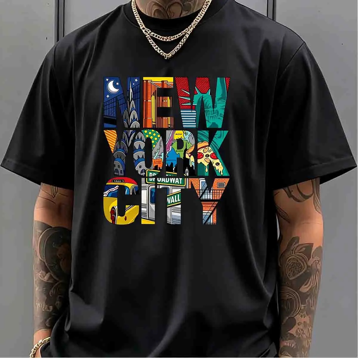 T-shirts pour hommes imprimés  - High Street Fashion New York avis et prix