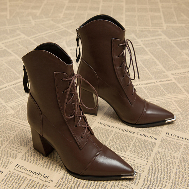 Bottines à bout pointu pour fe - Street Fashion Dress avis et prix
