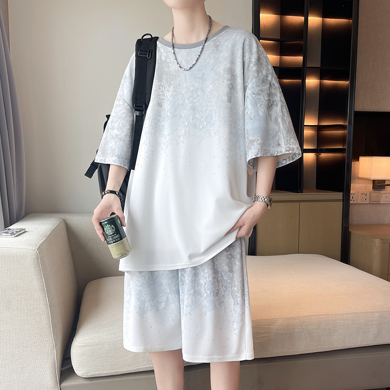 【Top 5-Point Pants】Ensemble T- - Street Summer Fashion avis et prix